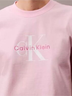 Calvin Klein  Light Pink Logo Tee